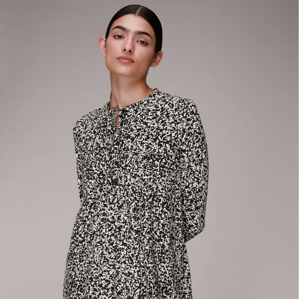 NWT Black Piper Abstract Fleck Dress